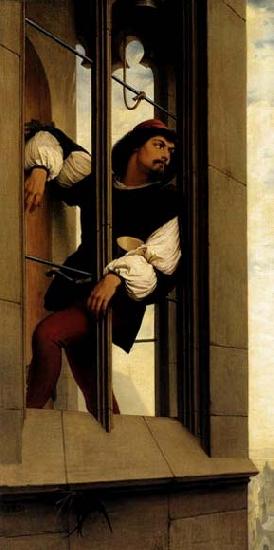 STEINLE, Edward Jakob von The Tower Watchman France oil painting art